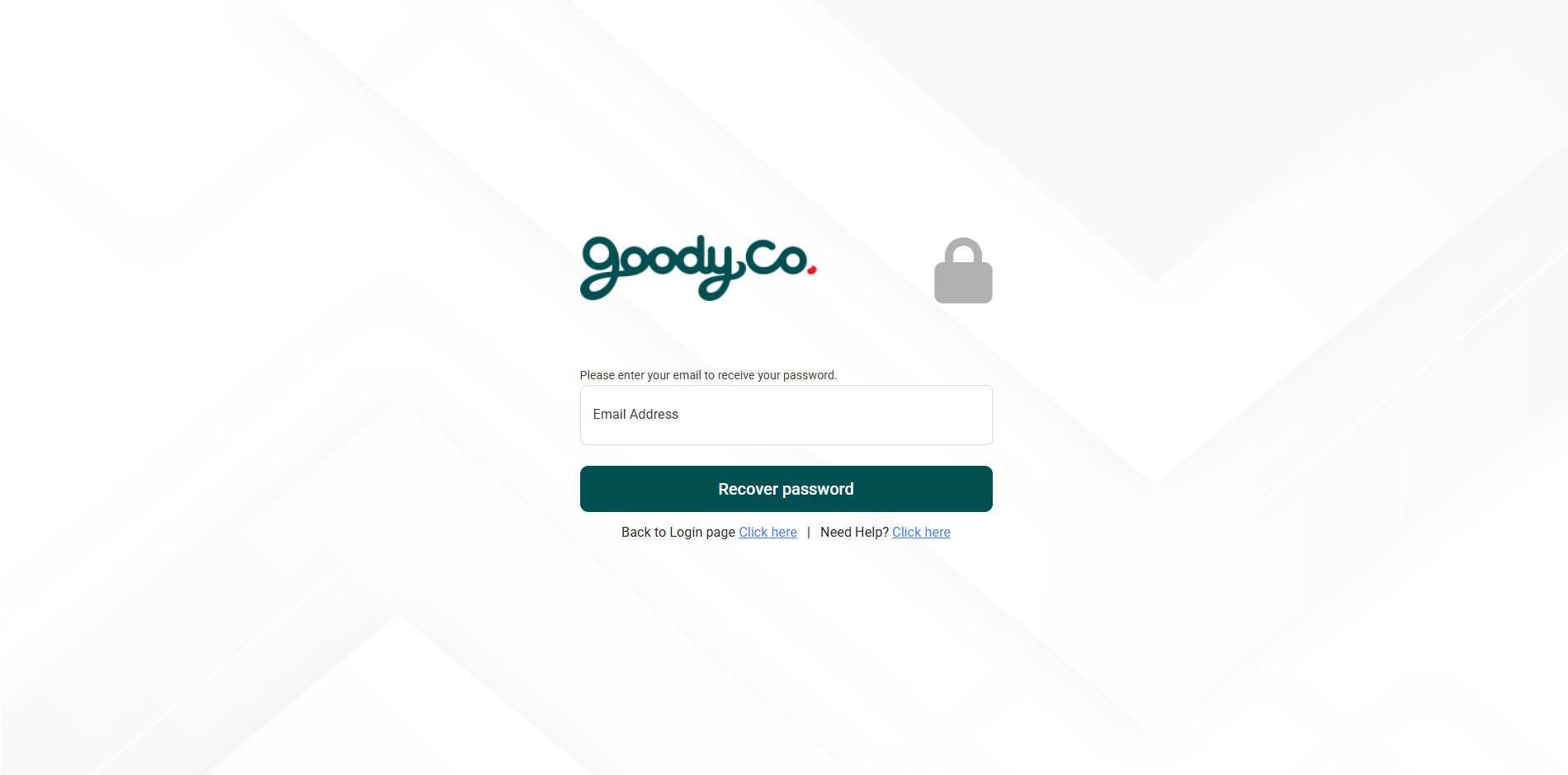 How do I recover my password?